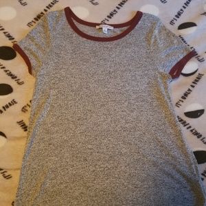 White/Gray, Red Stitch Shirt (US Women's XL)